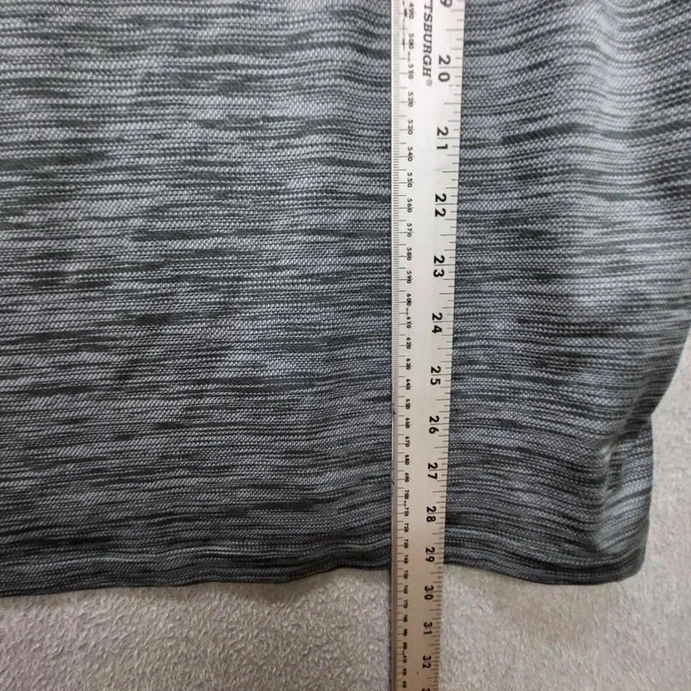 Under Armour Men Polo XL Gray Striped Performance‎ Polo Gorpcore Logo Short